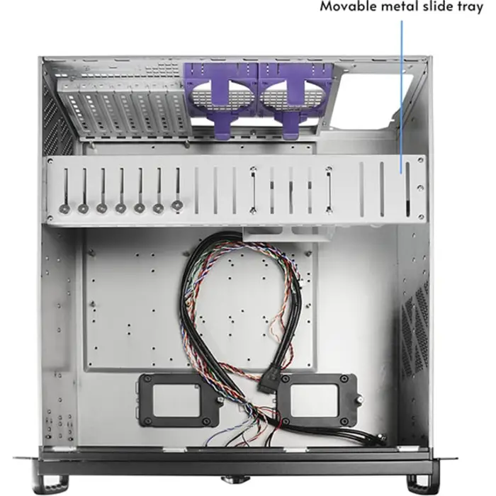 Chieftec UNC-409S-AIO-OP, Rack, Server Enclosure, Black