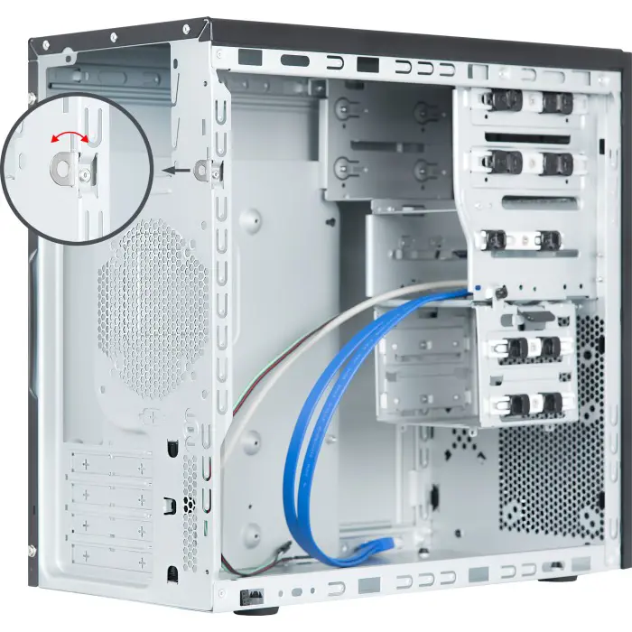 Chieftec UNC-411E-B-OP, server case (black, 4 height units)