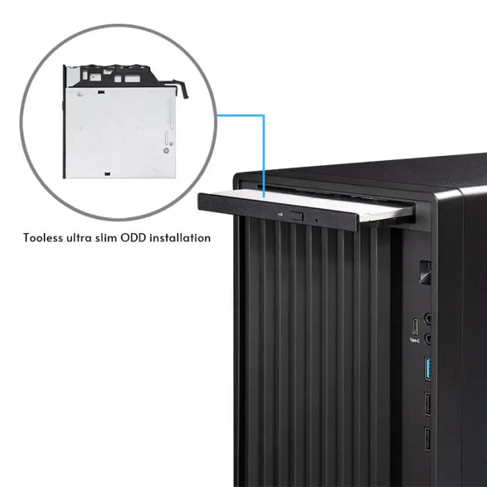 Chieftec UNI USB3.2 Gen1 mATX ohišje, crno