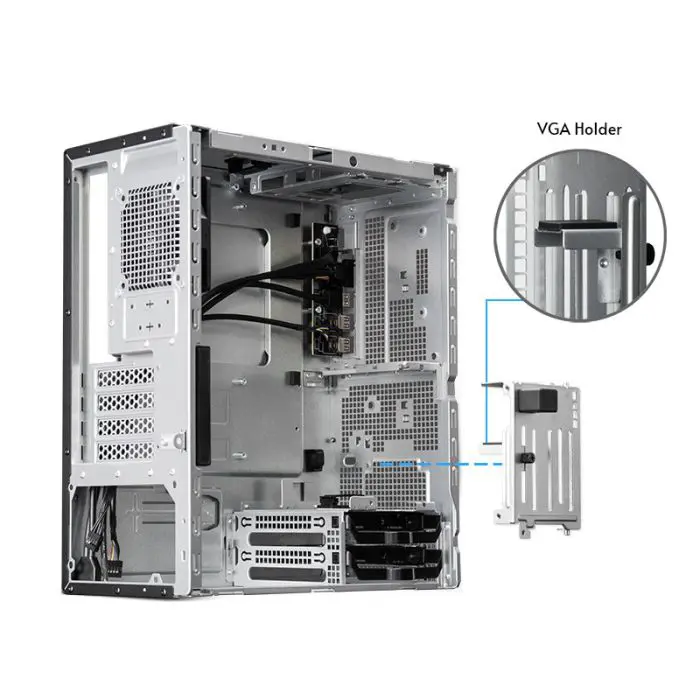 Chieftec UNI USB3.2 Gen1 mATX ohišje, crno