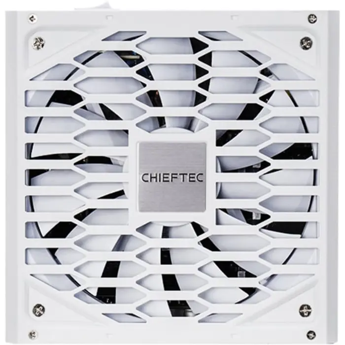 Chieftec Vega M 1000W White, PC power supply white, 1x 12 pin high power GPU, 4x PCIe, cable management, 1000 watts
