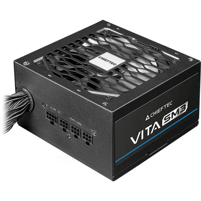 Chieftec VITA SM3 650W (black, 1x 12-pin high power GPU, 2x PCIe, cable management, 650 watts)