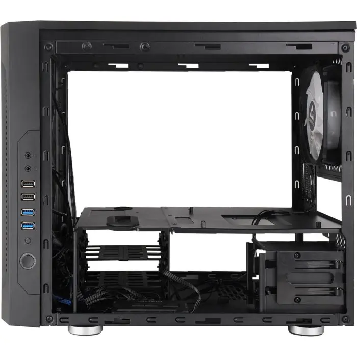 Chieftronic M2 USB3.1 Gen1 mATX RGB case, black