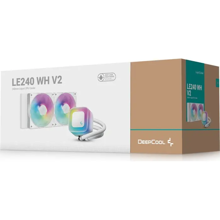 Chłodzenie wodne DeepCool LE240 WH V2