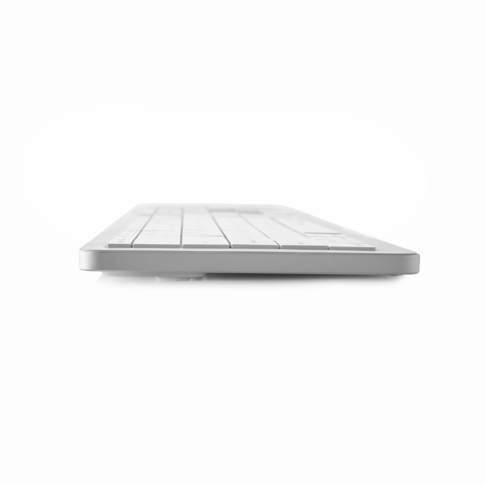 CLVX 1 Wireless Keyboard - Adaptive AI & Touch on Keys / 4-Device Bluetooth/USB-C / Silent Scissor Keys / Interactive RGB / Compatible with MacBook, iMac, iPad, Apple TV