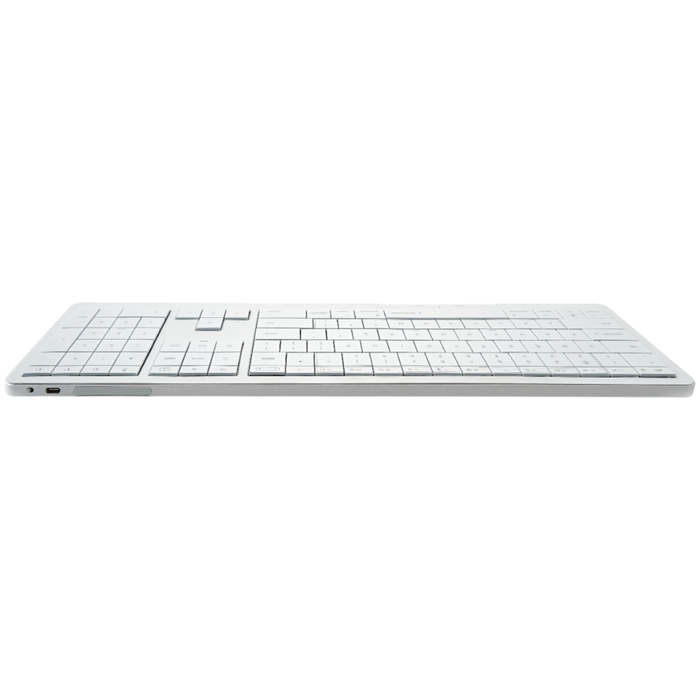 CLVX 1 Wireless Keyboard - Adaptive AI & Touch on Keys / 4-Device Bluetooth/USB-C / Silent Scissor Keys / Interactive RGB / Compatible with MacBook, iMac, iPad, Apple TV