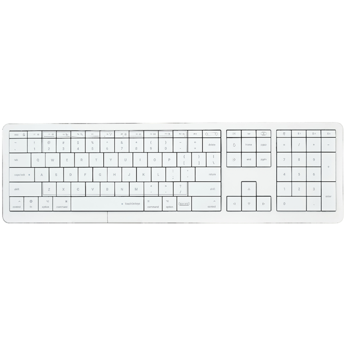 CLVX 1 Wireless Keyboard - Adaptive AI & Touch on Keys / 4-Device Bluetooth/USB-C / Silent Scissor Keys / Interactive RGB / Compatible with MacBook, iMac, iPad, Apple TV