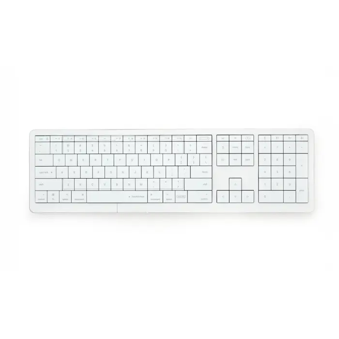 CLVX 1 Wireless Keyboard - Adaptive AI & Touch on Keys / 4-Device Bluetooth/USB-C / Silent Scissor Keys / Interactive RGB / Compatible with MacBook, iMac, iPad, Apple TV