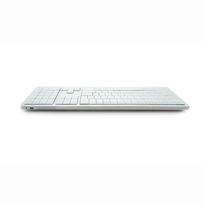 CLVX 1 Wireless Keyboard - Adaptive AI & Touch on Keys / 4-Device Bluetooth/USB-C / Silent Scissor Keys / Interactive RGB / Compatible with MacBook, iMac, iPad, Apple TV