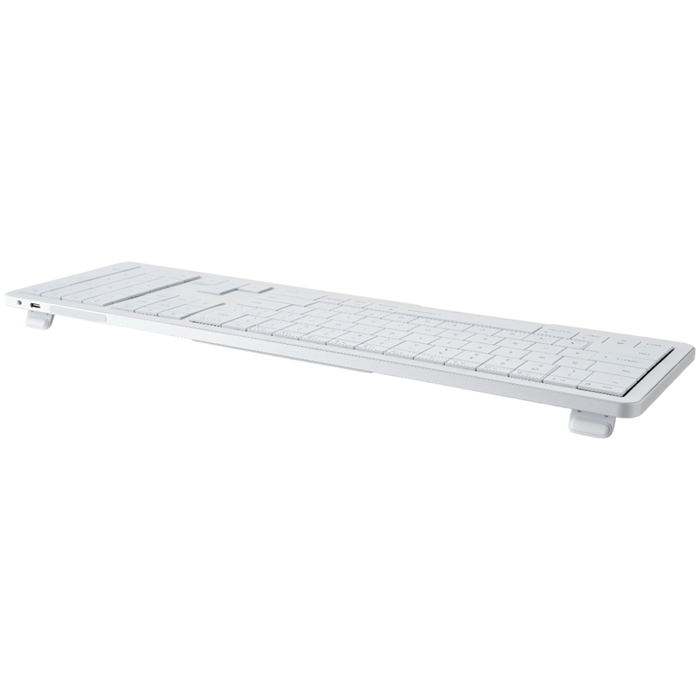 CLVX 1 Wireless Keyboard - Adaptive AI & Touch on Keys / 4-Device Bluetooth/USB-C / Silent Scissor Keys / Interactive RGB / Compatible with MacBook, iMac, iPad, Apple TV
