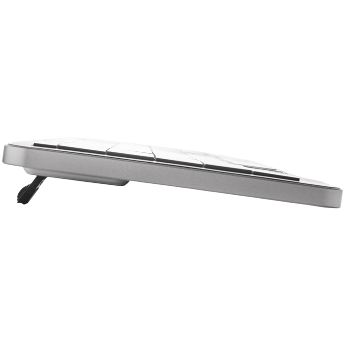 CLVX 1 Wireless Touchpad Keyboard / Bluetooth & USB-C / Low Profile, RGB Backlit, Touch Sliders, Quiet Scissor Keys / Compatible with Windows/Linux/MacOS / Ergonomic Typing
