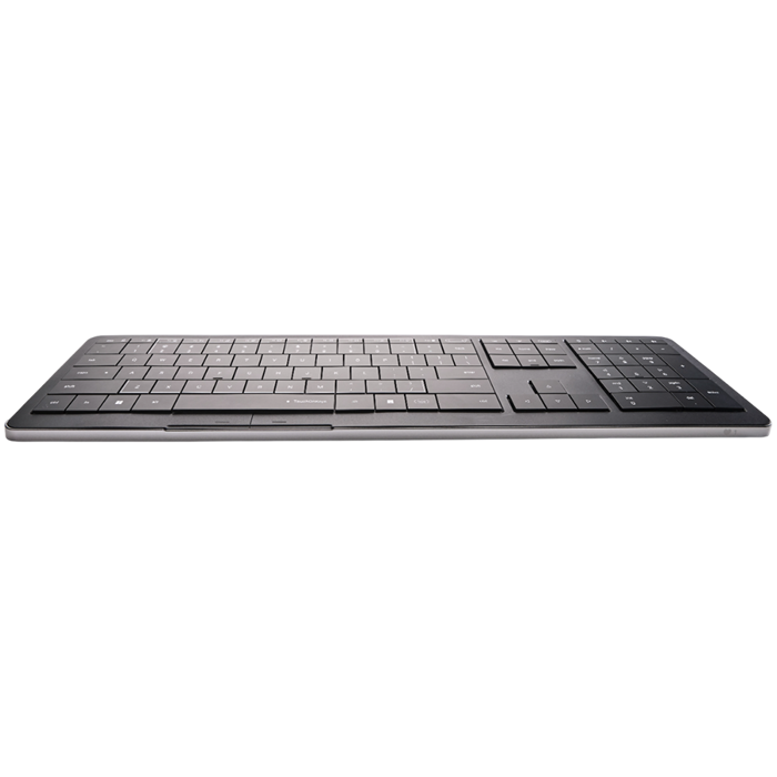 CLVX 1 Wireless Touchpad Keyboard / Bluetooth & USB-C / Low Profile, RGB Backlit, Touch Sliders, Quiet Scissor Keys / Compatible with Windows/Linux/MacOS / Ergonomic Typing