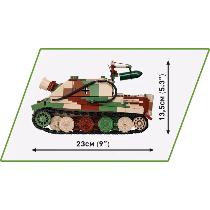 COBI 38 cm Sturmtiger mortar, construction toy, scale 1:28