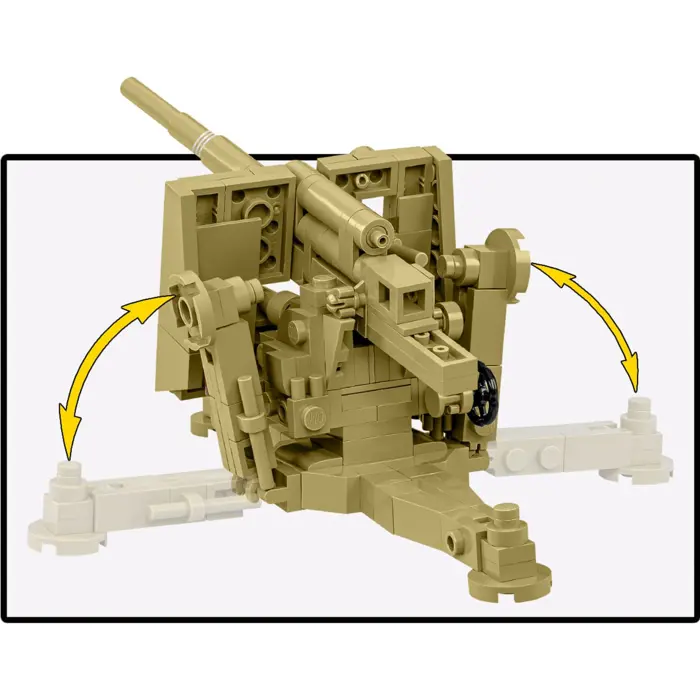 COBI 8.8 cm Flak 18 Anti-Aircraft Gun Building Block Set
