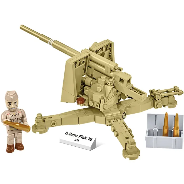 COBI 8.8 cm Flak 18 Anti-Aircraft Gun Building Block Set