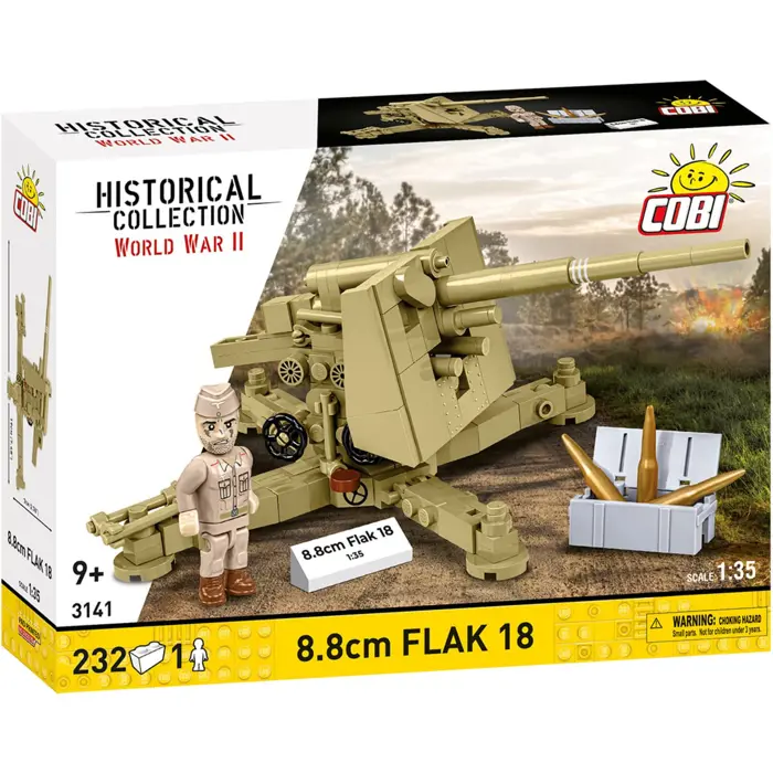 COBI 8.8 cm Flak 18 Anti-Aircraft Gun Building Block Set