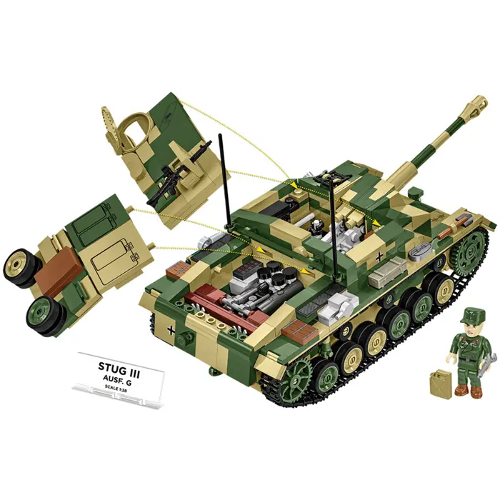 COBI 955 PCS HC WWII / 2676 / STUG III Ausf. G