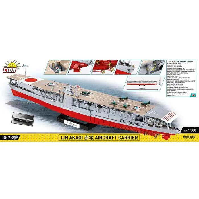 COBI Akagi Aircraft Carrier, construction toy