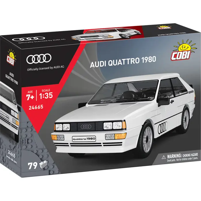 COBI Audi Quattro 1980 (white, scale 1:35)