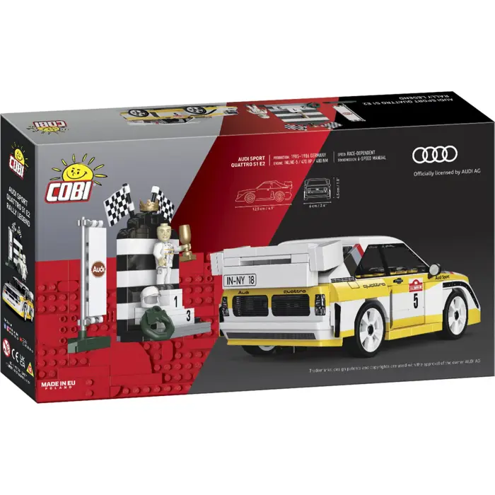 COBI Audi Sport quattro S1 E2 Rally Legend (1985) (scale 1:35)
