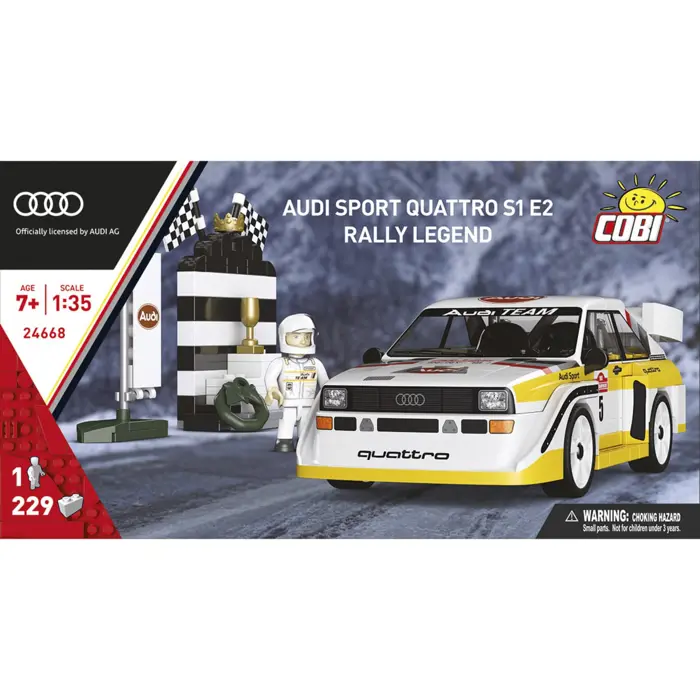 COBI Audi Sport quattro S1 E2 Rally Legend (1985) (scale 1:35)