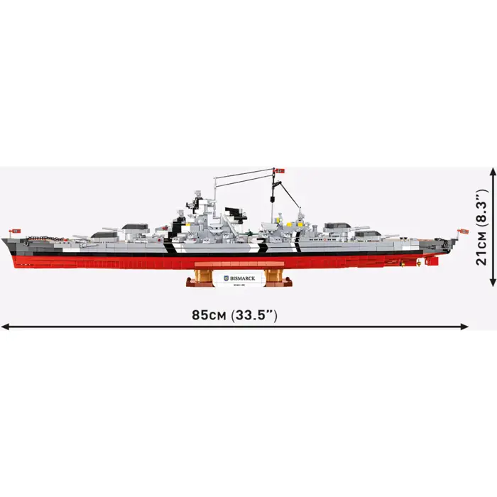 COBI Battleship Bismarck (1:300 scale)