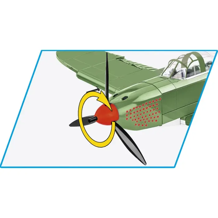 COBI Bell P-39Q Airacobra, construction toy (olive green)