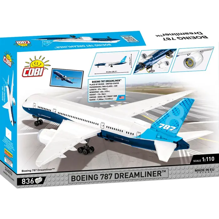 COBI Boeing 787 Dreamliner Construction Toy (1:110 Scale)
