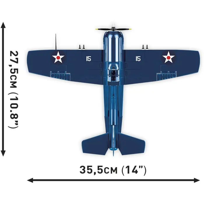 COBI Cobi 375 PCS HC WWII /5731/ F4F WILDCAT-NORTHROP GRUMMAN