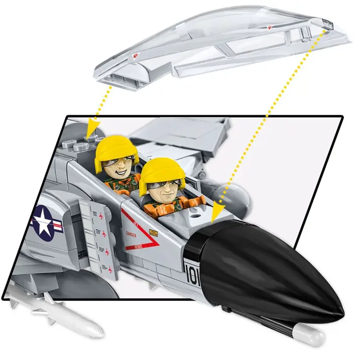 COBI F-4 Phantom II - USS Midway, construction toy