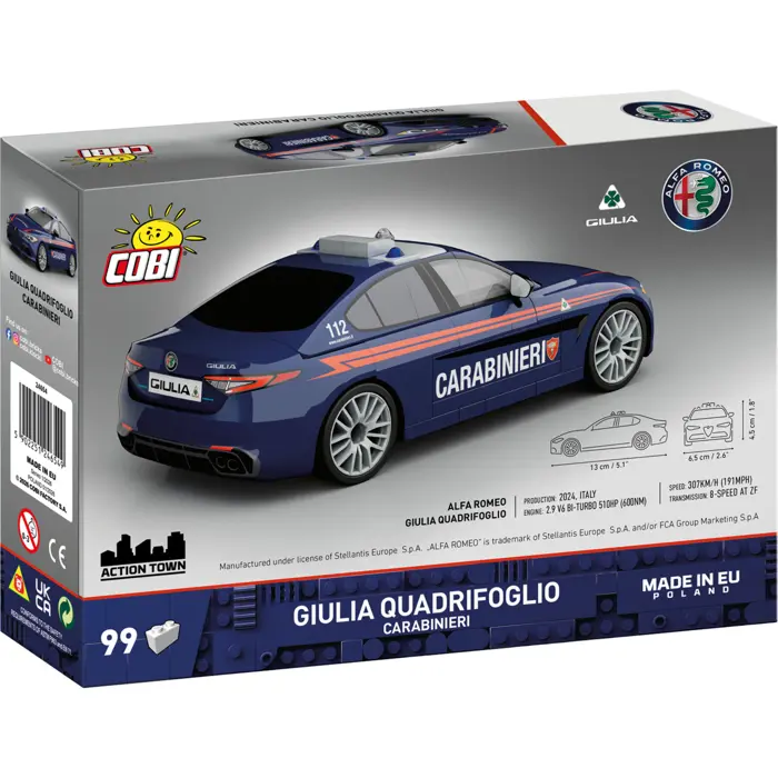 COBI Giulia Quadrifoglio Carabinieri (scale 1:35)