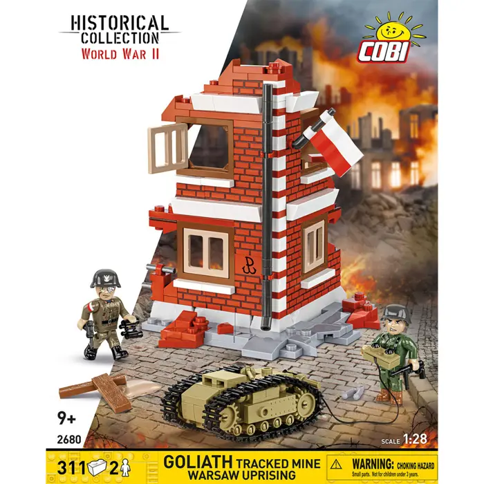 COBI Goliath Tracked Mine Warsaw Uprising (1:28 scale)