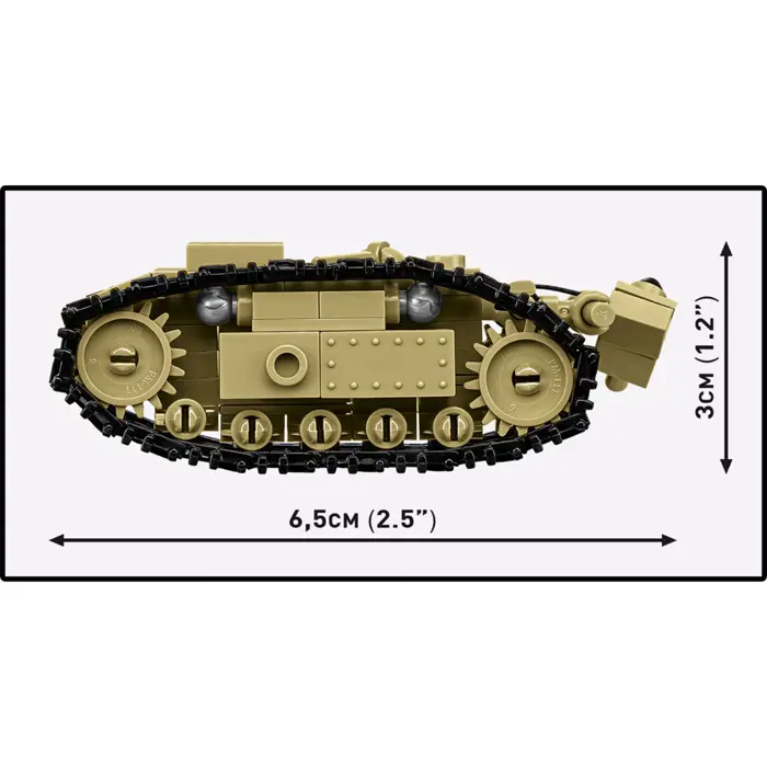 COBI Goliath Tracked Mine Warsaw Uprising (1:28 scale)