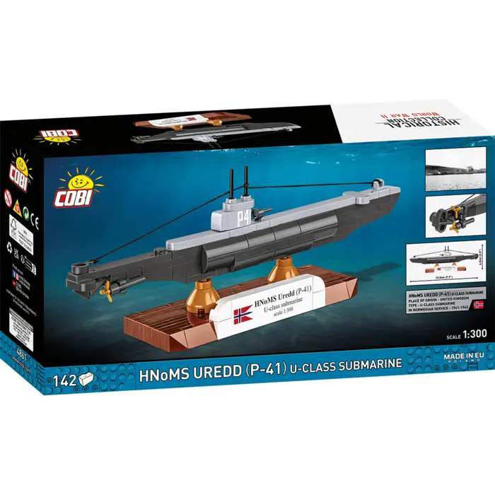 COBI HNoMS Uredd (P-41) U-class submarine (scale 1:300)