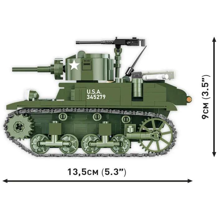 COBI M3 Stuart, construction toy scale 1:35