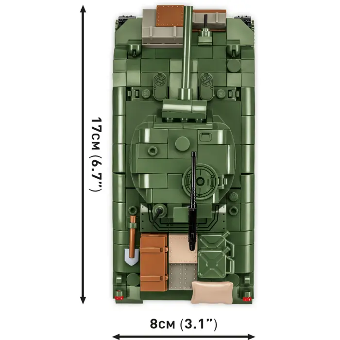 COBI M4A1 Sherman, construction toy scale 1:35