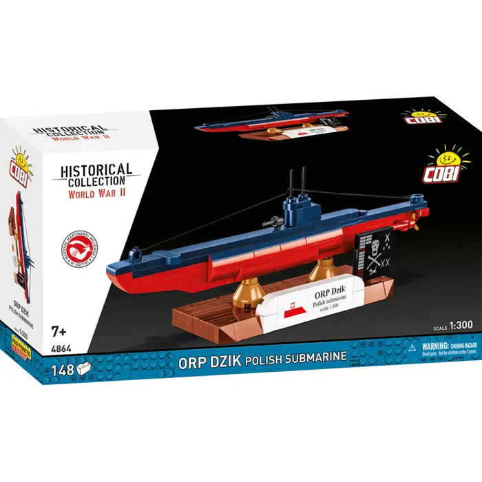 COBI ORP Dzik Polish Submarine (scale 1:300)