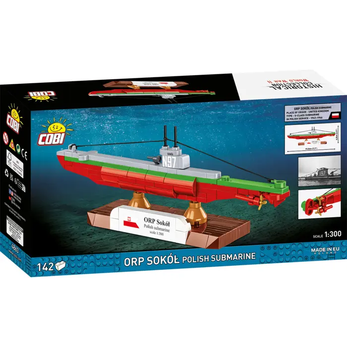 COBI ORP Soko? Polish Submarine (scale 1:300)