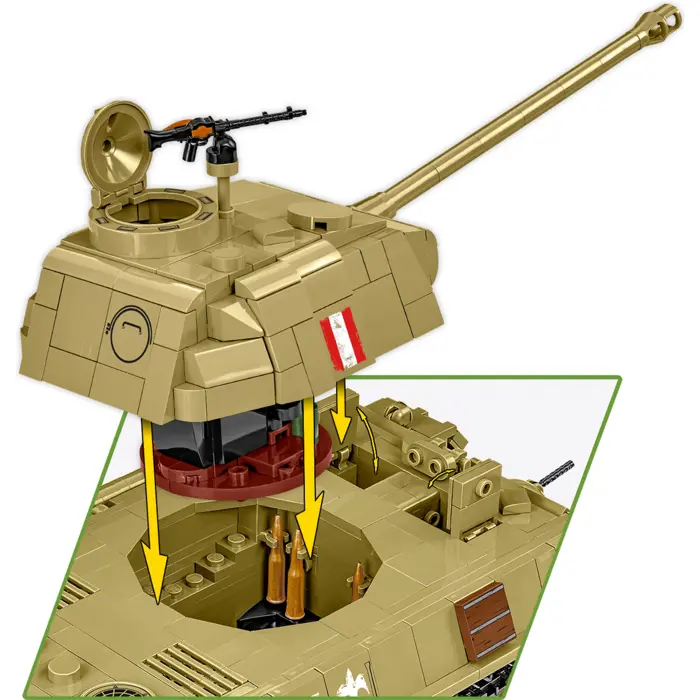 COBI Panzer V Panther Ausf. G "Poodle", construction toy, scale 1:28