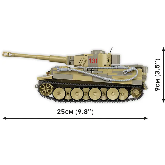 COBI Panzer VI Tiger I no 131, construction toy scale 1:35