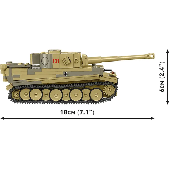 COBI Panzer VI Tiger I no 131, construction toy scale 1:48