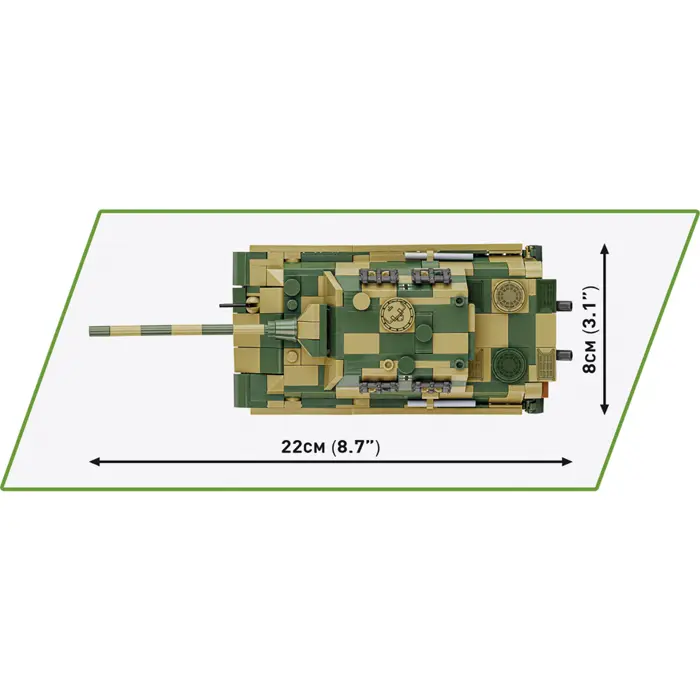 COBI Panzerjäger Tiger Ausf. B Jagdtiger, construction toy, scale 1:48