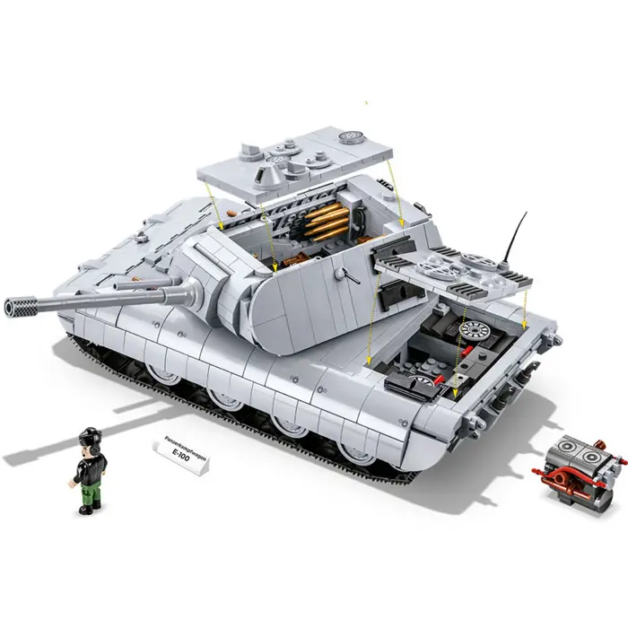COBI Panzerkampfwagen E-100, construction toy scale 1:28