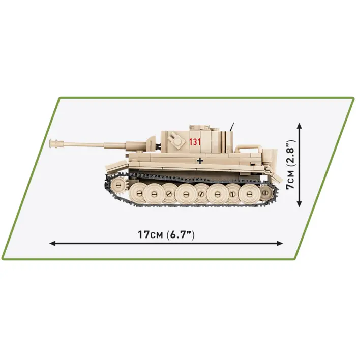 COBI PzKpfw VI Tiger 131, construction toy, scale 1:48