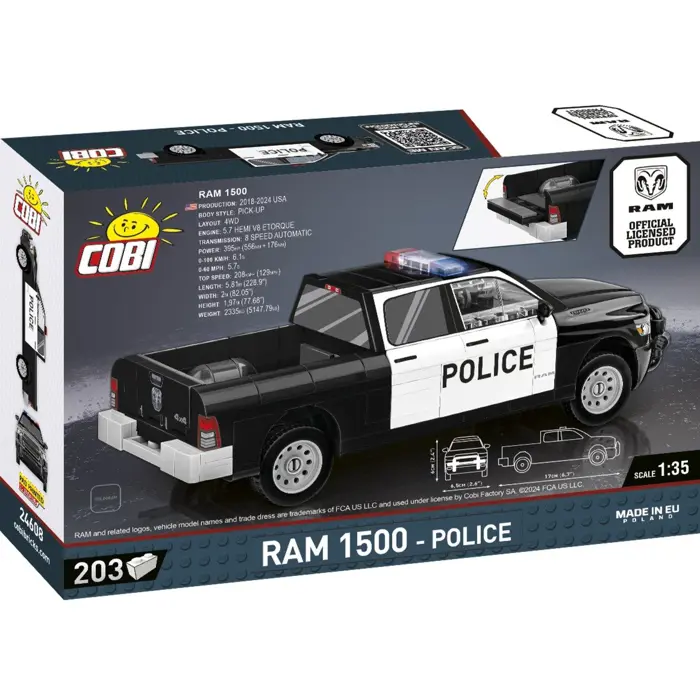 COBI RAM 1500 Police, construction toy
