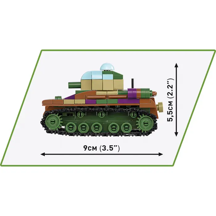 COBI Renault R35 - Valentine IX - Panzer I, construction toy scale 1:48