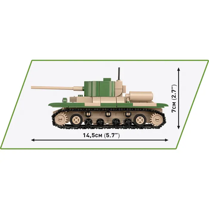 COBI Renault R35 - Valentine IX - Panzer I, construction toy scale 1:48