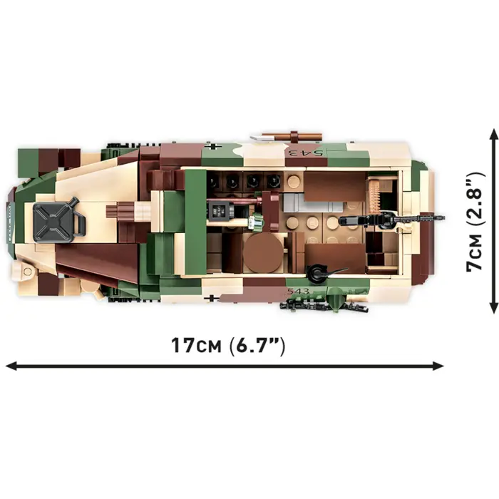 COBI Sd.Kfz. 251/9 Stummel, construction toy, scale 1:35