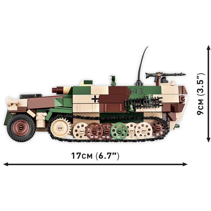 COBI Sd.Kfz. 251/9 Stummel, construction toy, scale 1:35