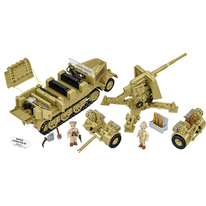 COBI Sd.Kfz.8 and 8.8 cm Flak 36